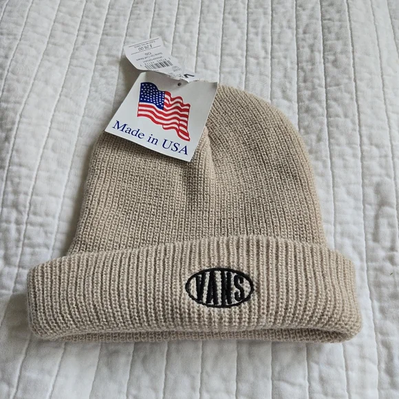 Vans Made In The USA Brown And Black Beanie 022026 - Picture 1 of 5